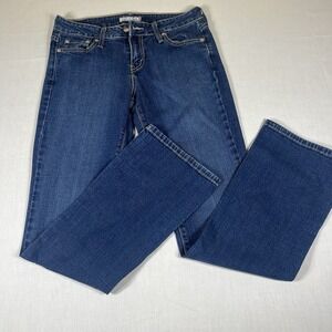 Levis 545 Low Boot Cut Jeans Womens Size 4M Blue Stretch Denim